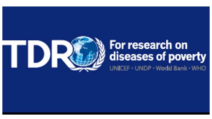 No website da Tropical Diseases Research!